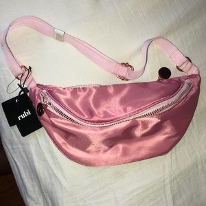 Pink rose gold fanny pack